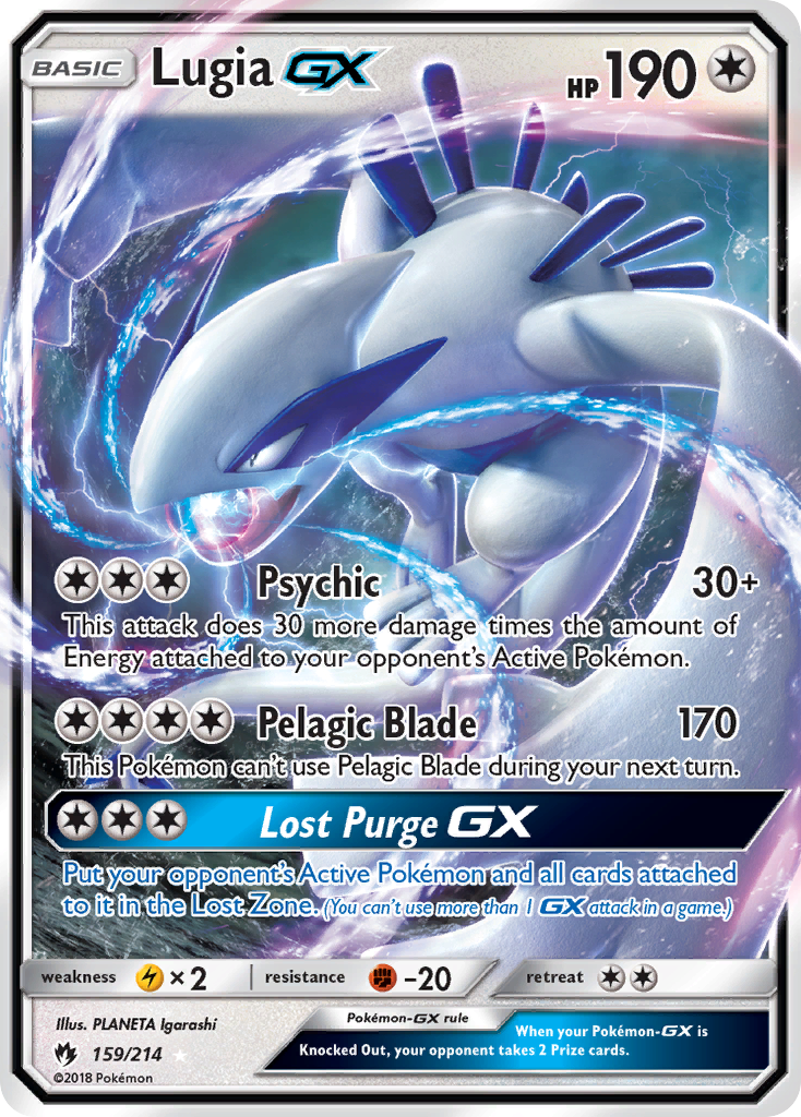 Lugia GX (159/214) [Sun & Moon: Lost Thunder] | Cracking-Singles