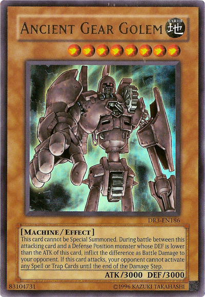 Ancient Gear Golem [DR3-EN186] Ultra Rare | Cracking-Singles