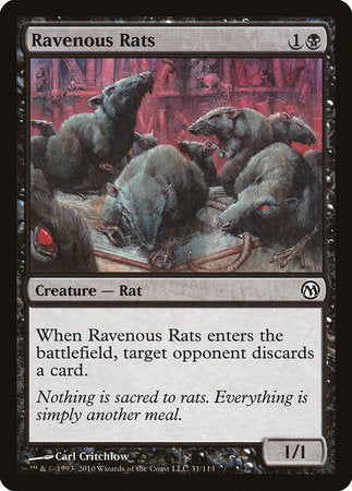 Ravenous Rats [Duels of the Planeswalkers] | Cracking-Singles