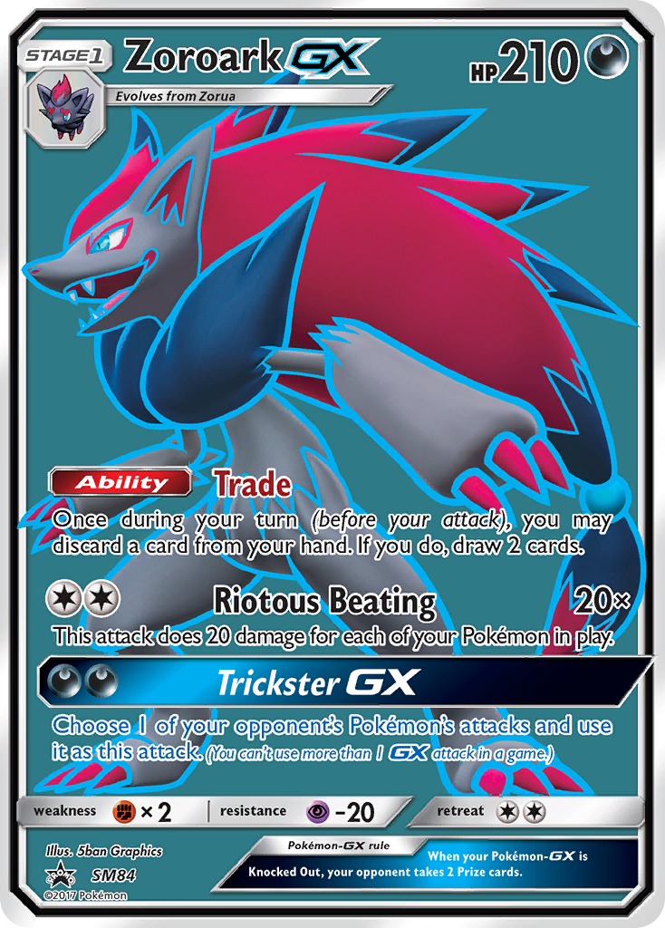 Zoroark GX (SM84) [Sun & Moon: Black Star Promos] | Cracking-Singles