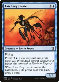 Latchkey Faerie [Zendikar Rising Commander] | Cracking-Singles