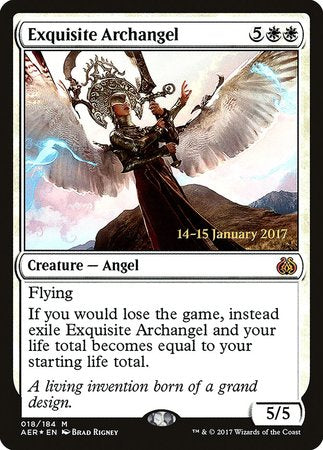 Exquisite Archangel [Aether Revolt Prerelease Promos] | Cracking-Singles