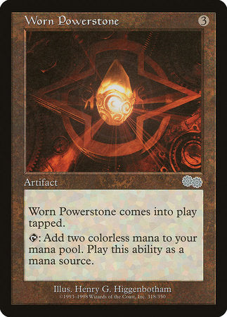 Worn Powerstone [Urza's Saga] | Cracking-Singles