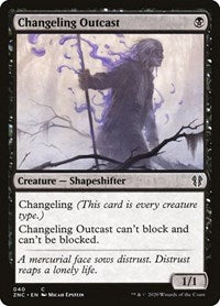 Changeling Outcast [Zendikar Rising Commander] | Cracking-Singles