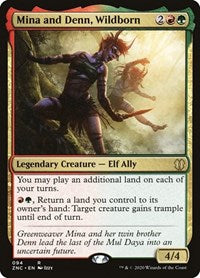 Mina and Denn, Wildborn [Zendikar Rising Commander] | Cracking-Singles