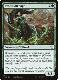 Evolution Sage [Zendikar Rising Commander] | Cracking-Singles