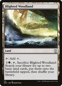 Blighted Woodland [Zendikar Rising Commander] | Cracking-Singles