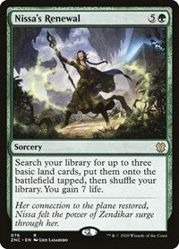 Nissa's Renewal [Zendikar Rising Commander] | Cracking-Singles