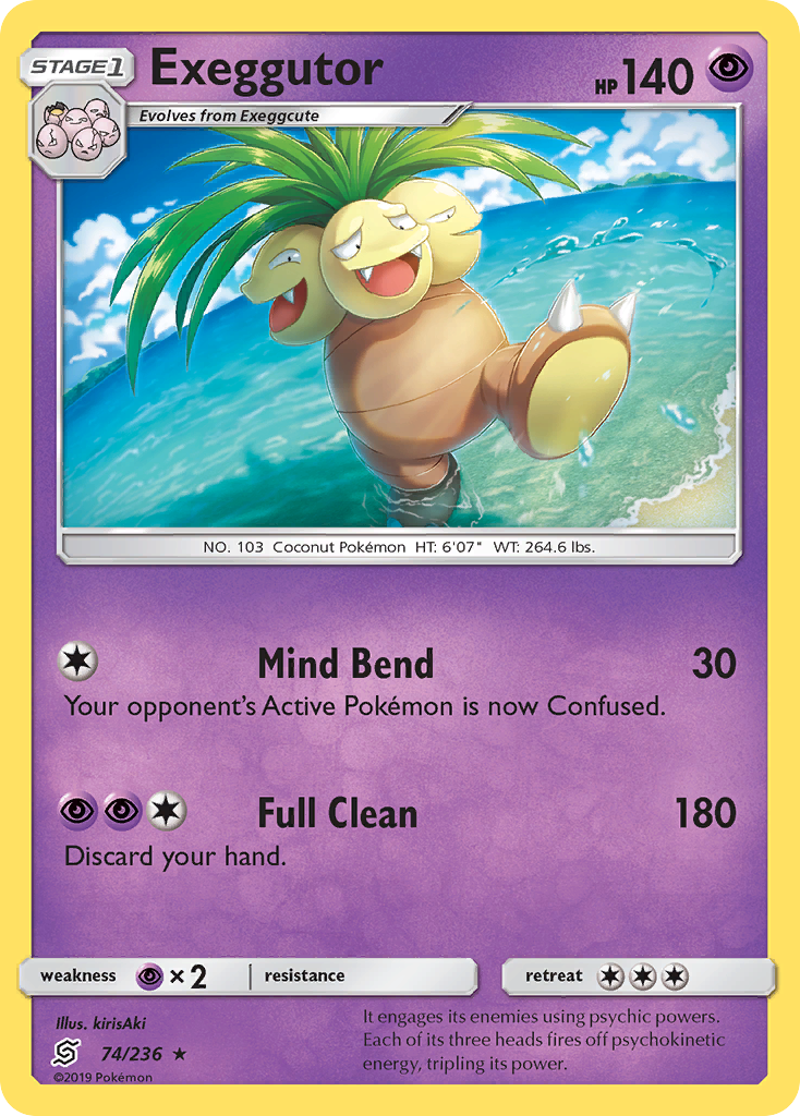 Exeggutor (74/236) [Sun & Moon: Unified Minds] | Cracking-Singles