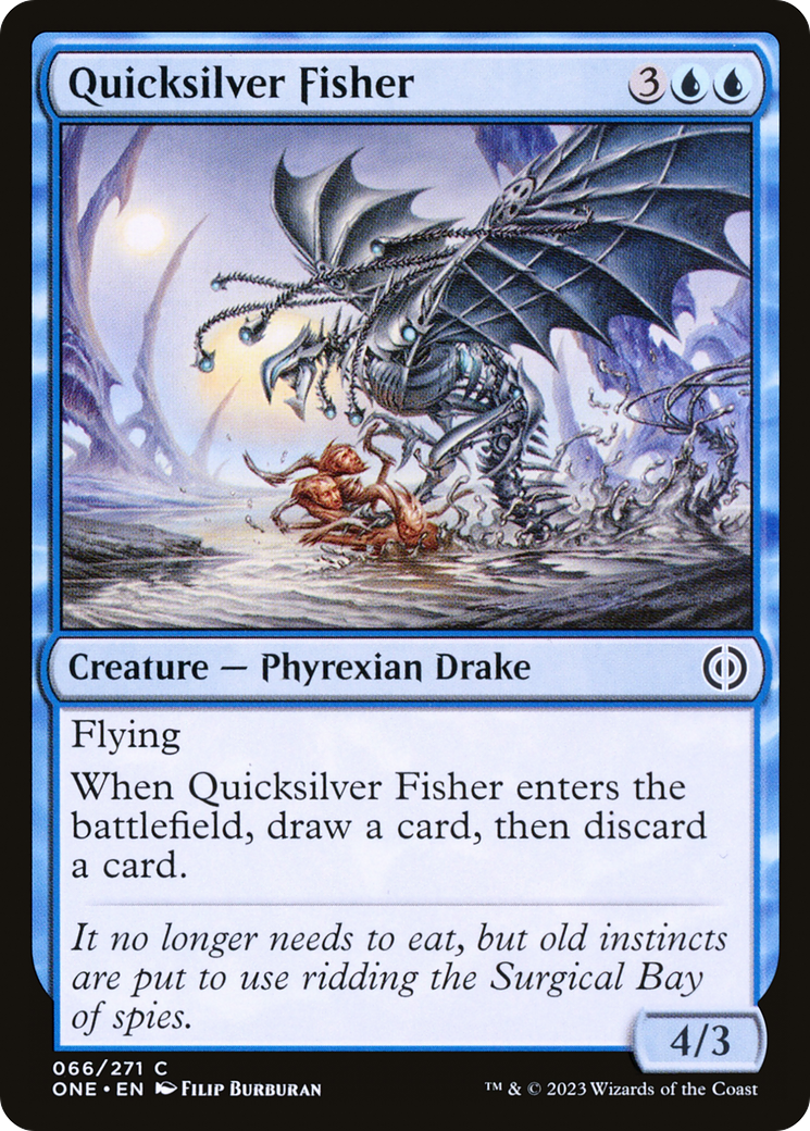 Quicksilver Fisher [Phyrexia: All Will Be One] | Cracking-Singles