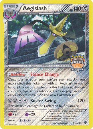 Aegislash (85/146) (Regional Championship Promo) [XY: Base Set] | Cracking-Singles