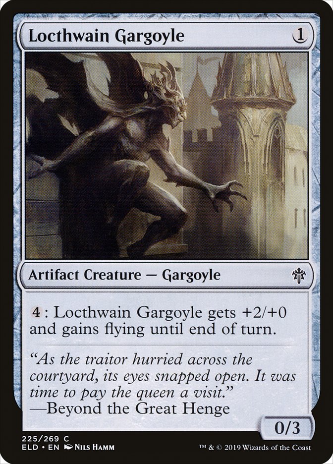 Locthwain Gargoyle [Throne of Eldraine] | Cracking-Singles