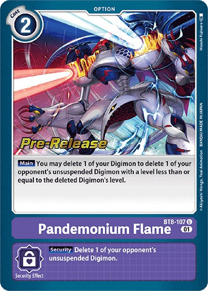 Pandemonium Flame [BT8-107] [New Awakening Pre-Release Cards] | Cracking-Singles