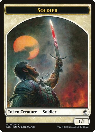 Soldier Token (003) [Masters 25 Tokens] | Cracking-Singles