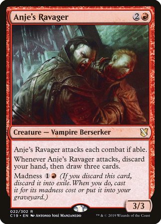 Anje's Ravager [Commander 2019] | Cracking-Singles