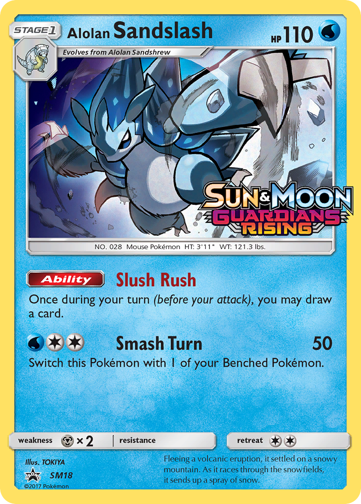 Alolan Sandslash (SM18) (Prerelease Promo) [Sun & Moon: Black Star Promos] | Cracking-Singles