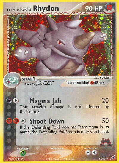 Team Magma's Rhydon (11/95) [EX: Team Magma vs Team Aqua] | Cracking-Singles