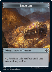 Treasure // Treasure Double-Sided Token [Starter Commander Decks] | Cracking-Singles