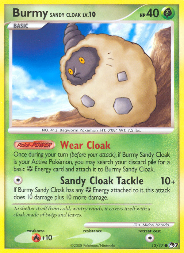 Burmy Sandy Cloak (12/17) [POP Series 7] | Cracking-Singles