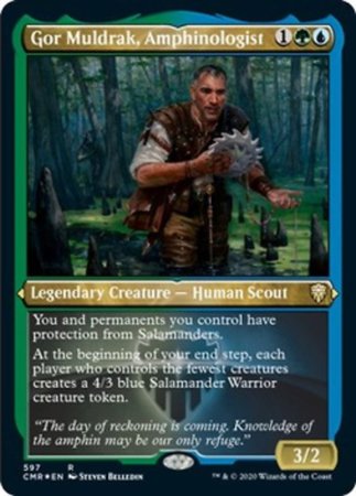 Gor Muldrak, Amphinologist (Foil Etched) [Commander Legends] | Cracking-Singles