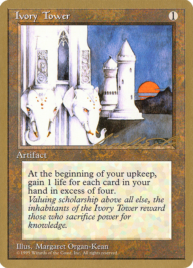 Ivory Tower (Leon Lindback) [Pro Tour Collector Set] | Cracking-Singles