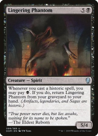 Lingering Phantom [Dominaria] | Cracking-Singles