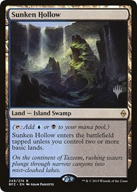 Sunken Hollow [Battle for Zendikar Promos] | Cracking-Singles