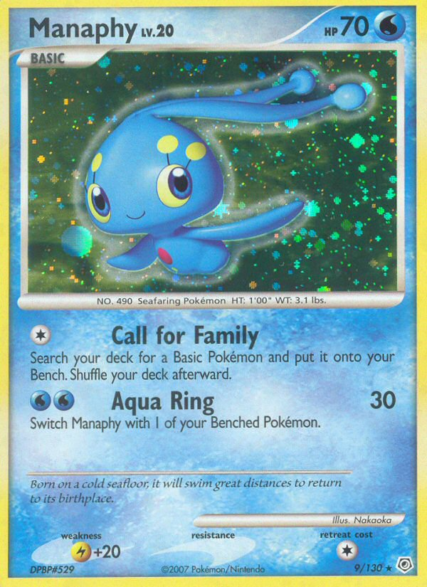 Manaphy (9/130) [Diamond & Pearl: Base Set] | Cracking-Singles