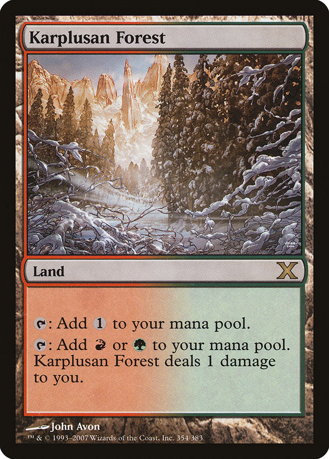 Karplusan Forest [Tenth Edition] | Cracking-Singles