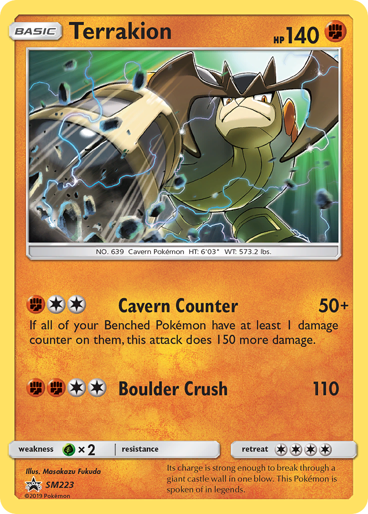 Terrakion (SM223) [Sun & Moon: Black Star Promos] | Cracking-Singles