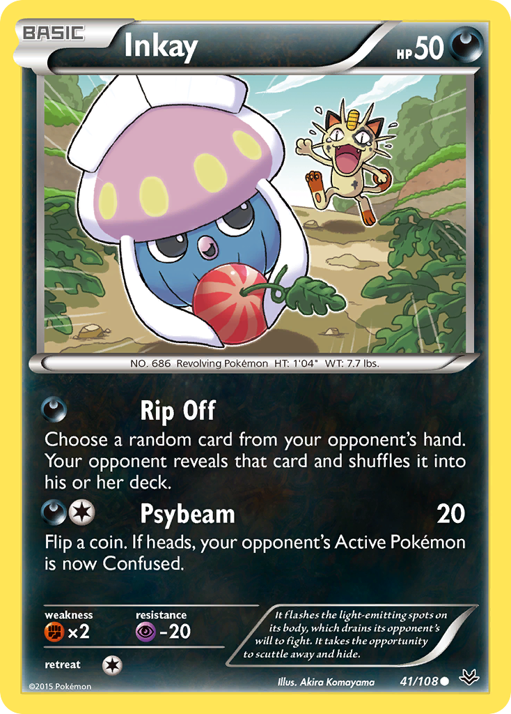 Inkay (41/108) [XY: Roaring Skies] | Cracking-Singles