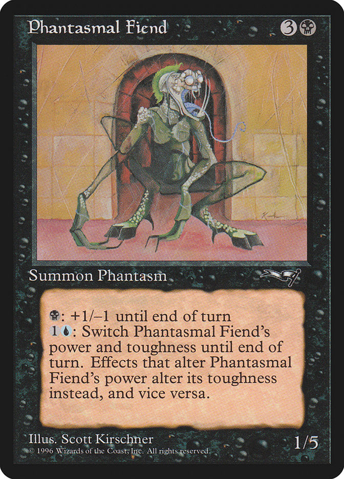 Phantasmal Fiend (Standing) [Alliances] | Cracking-Singles