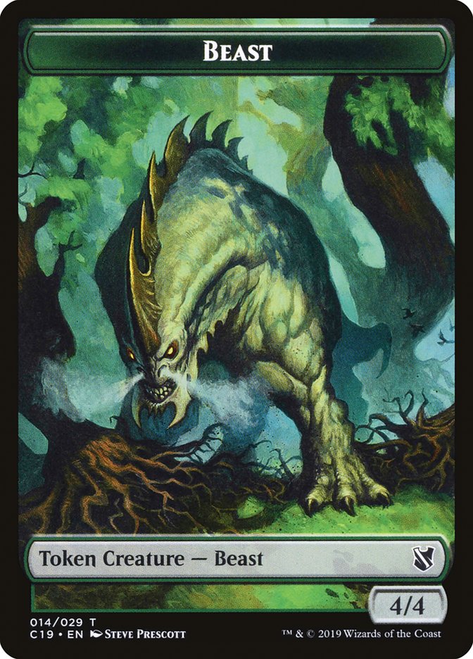 Beast (014/029) [Commander 2019 Tokens] | Cracking-Singles