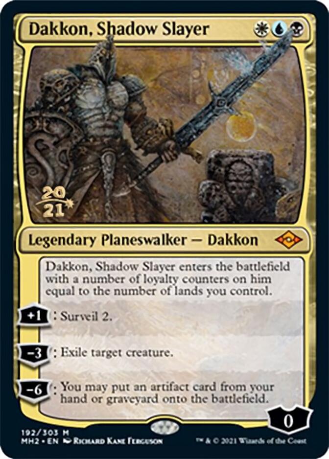 Dakkon, Shadow Slayer [Modern Horizons 2 Prerelease Promos] | Cracking-Singles