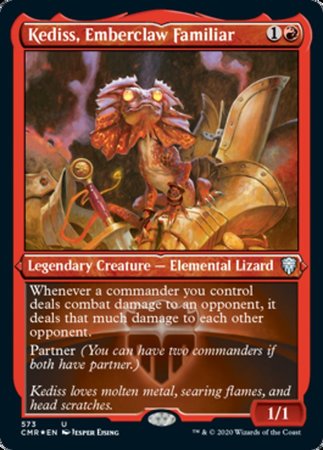 Kedniss, Emberclaw Familiar (Foil Etched) [Commander Legends] | Cracking-Singles