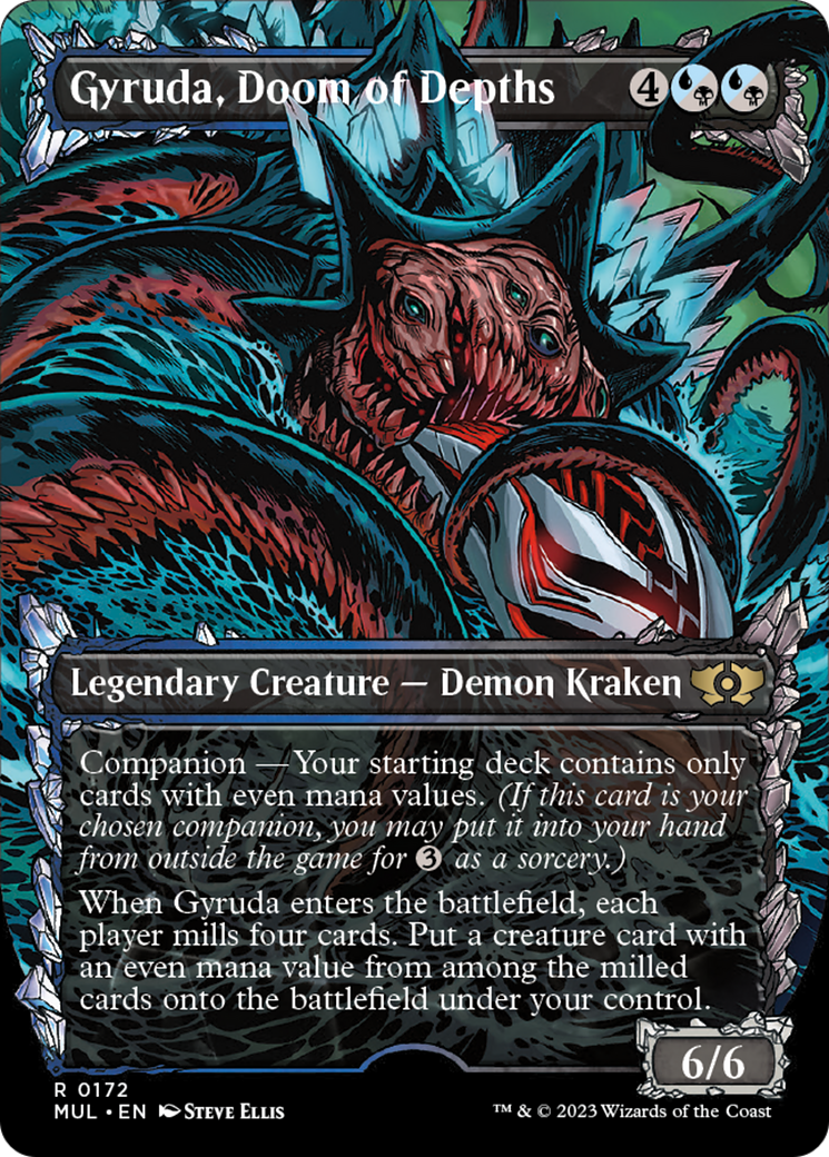 Gyruda, Doom of Depths (Halo Foil) [Multiverse Legends] | Cracking-Singles