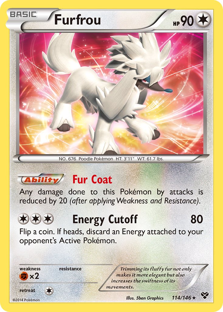 Furfrou (114/146)(Cosmos Holo) (Blister Exclusive) [XY: Base Set] | Cracking-Singles