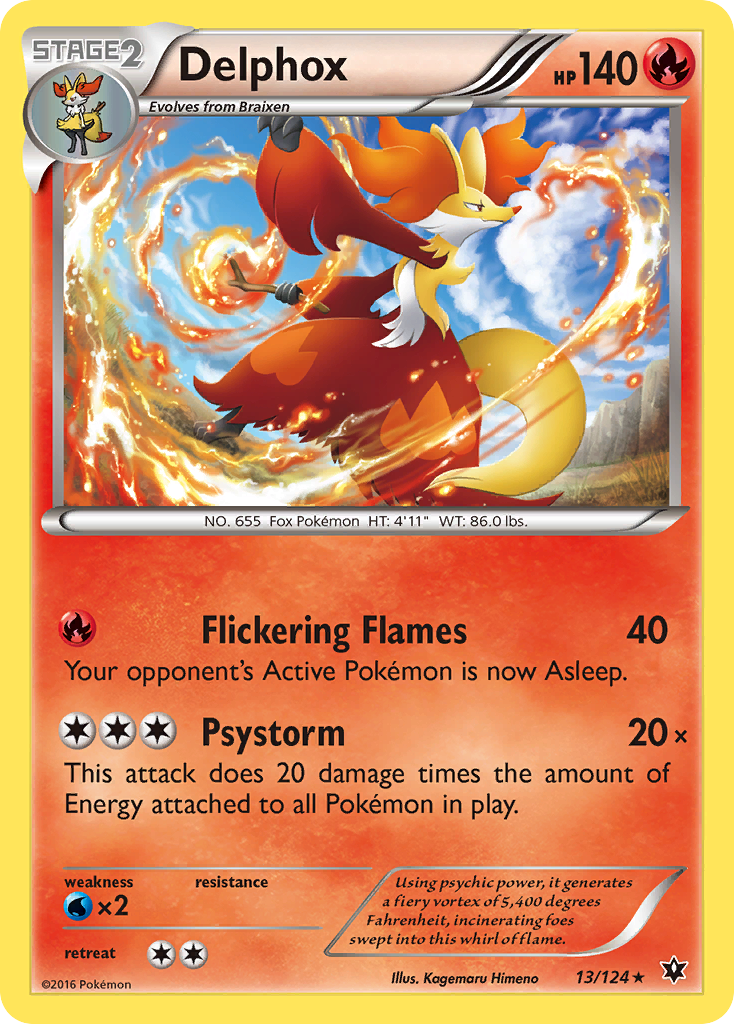 Delphox (13/124) [XY: Fates Collide] | Cracking-Singles