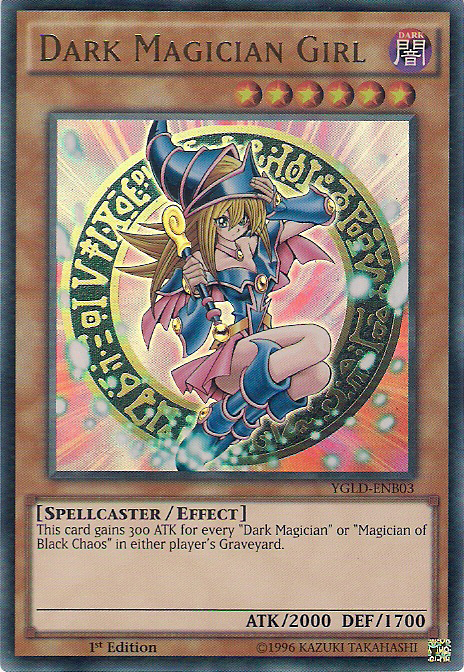 Dark Magician Girl [YGLD-ENB03] Ultra Rare | Cracking-Singles