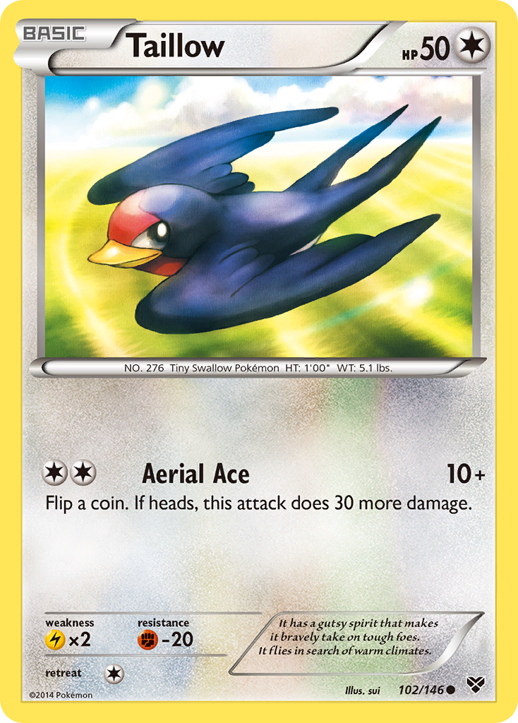 Taillow (102/146) [XY: Base Set] | Cracking-Singles