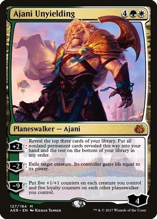 Ajani Unyielding [Aether Revolt] | Cracking-Singles