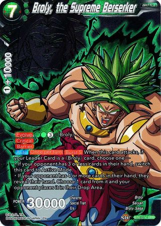 Broly, the Supreme Berserker (SPR) [BT6-074_SPR] | Cracking-Singles