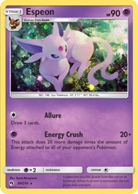 Espeon (89/214) (Cosmos Holo) (Blister Exclusive) [Sun & Moon: Lost Thunder] | Cracking-Singles