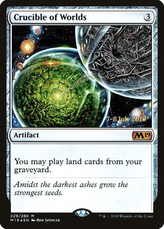 Crucible of Worlds [Core Set 2019 Promos] | Cracking-Singles