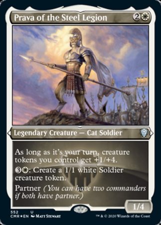 Prava of the Steel Legion (Foil Etched) [Commander Legends] | Cracking-Singles