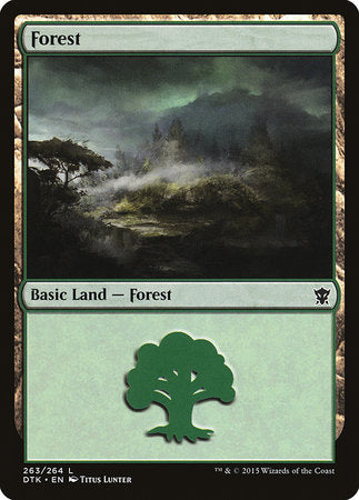 Forest (263) [Dragons of Tarkir] | Cracking-Singles