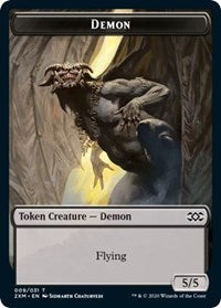 Demon // Germ Double-sided Token [Double Masters Tokens] | Cracking-Singles