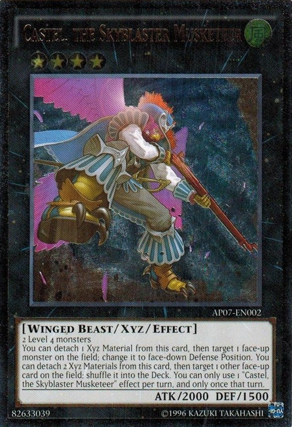 Castel, the Skyblaster Musketeer [AP07-EN002] Ultimate Rare | Cracking-Singles