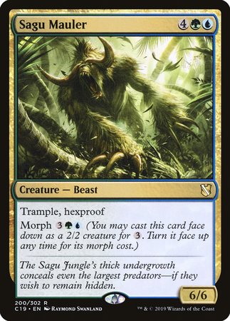 Sagu Mauler [Commander 2019] | Cracking-Singles