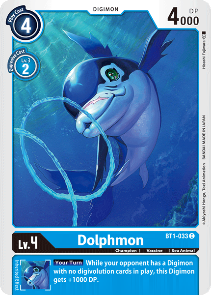 Dolphmon [BT1-033] [Release Special Booster Ver.1.0] | Cracking-Singles